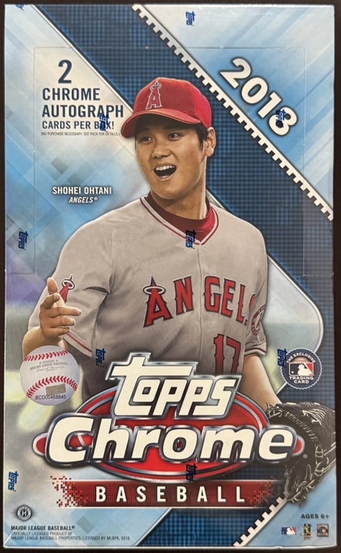 2018 TOPPS CHROME FACTORY SEALED HOBBY BOX (1 of 3)