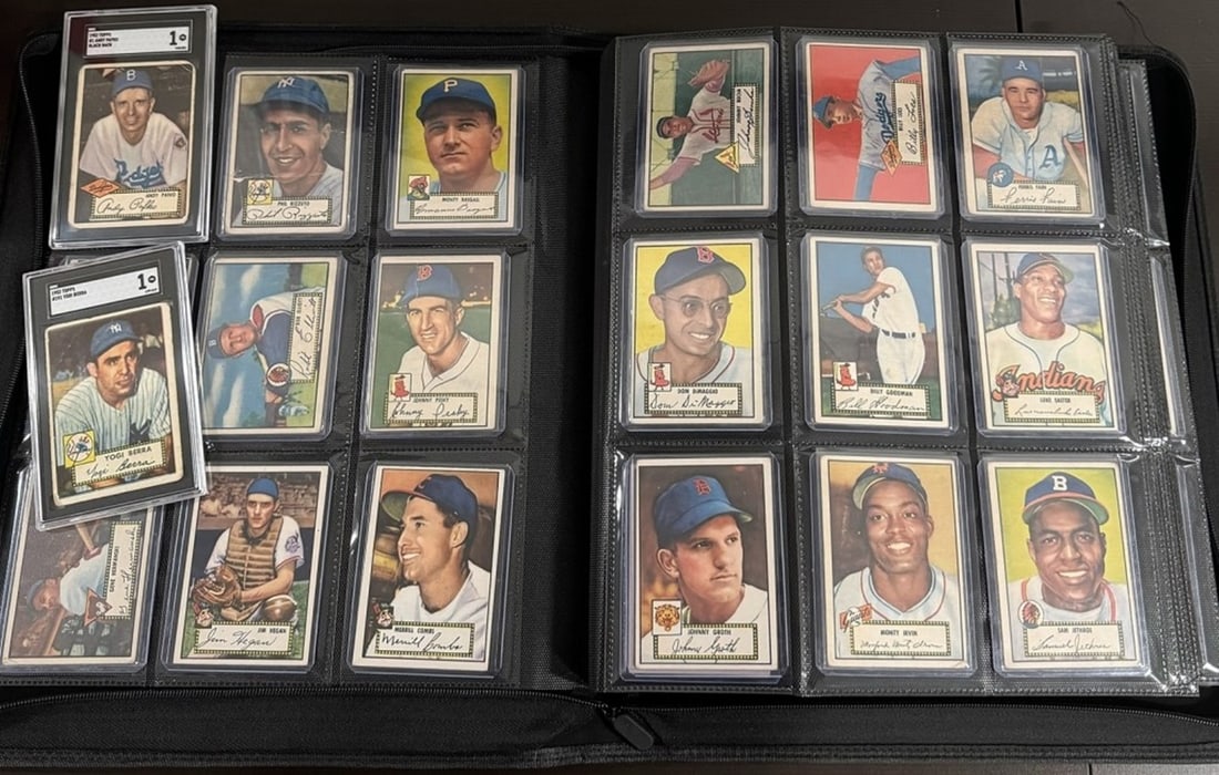 NEAR COMPLETE 1952 TOPPS BASEBALL LOW NUMBER SET (1 of 11)