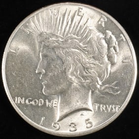 1935 PEACE DOLLAR BU