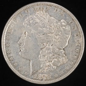 1878 7TF REV 79 MORGAN DOLLAR AU