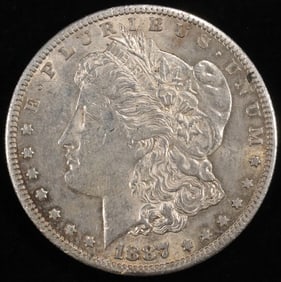 1887-S MORGAN DOLLARS CH AU