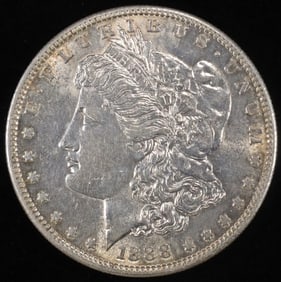 1888-S MORGAN DOLLAR AU/BU