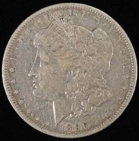 1896-O MORGAN DOLLAR VF/XF