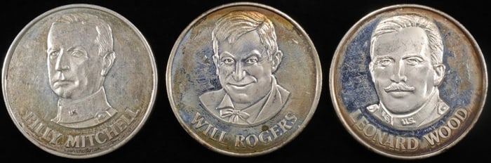 (3) STERLING SILVER ROUNDS