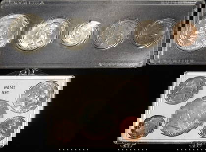 1958 & 1960 5-COIN TYPE SETS IN SLABS: CHECK OUT OUR UPCOMING AUCTIONS ESTIMATE $150 - $200.