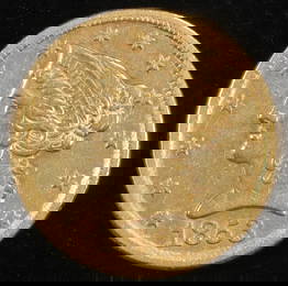 1853-D $5 GOLD LIBERTY CH BU