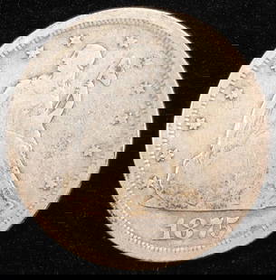 1875-S TWENTY CENT PIECE VG: LEADERS IN ON-LINE AUCTIONS ESTIMATE $130 - $150.