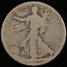 1921-D WALKING LIBERTY HALF GOOD