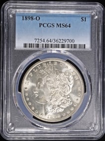1898-O MORGAN DOLLAR PCGS MS-64