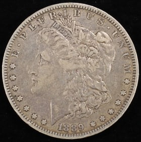1889-O MORGAN DOLLAR XF