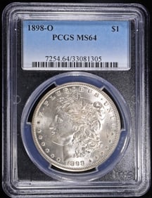 1898-O MORGAN DOLLAR PCGS MS-64