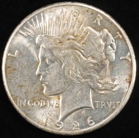 1926 PEACE DOLLAR AU/BU