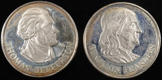 (2) STERLING SILVER ROUNDS