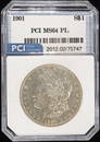 1901 MORGAN DOLLAR PCI CH/GEM BU PL