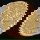 1853-D $5 GOLD LIBERTY CH BU
