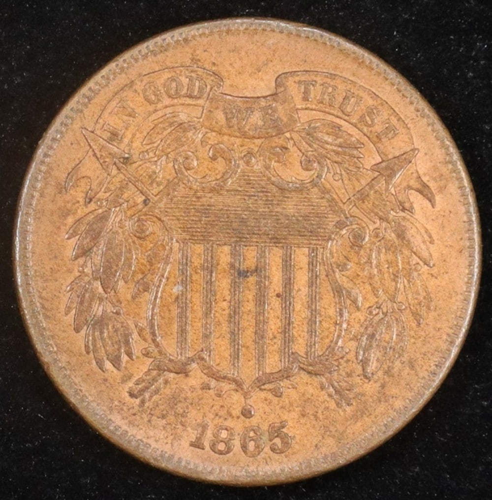 1865 2-CENT PIECE VERY CH BU (1 of 2)