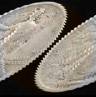 1917-S REV. WALKING LIBERTY HALF VF: BID WITH SILVER CITY AUCTIONS ESTIMATE $80 - $100.