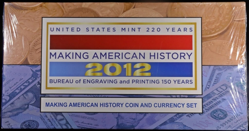 2012 MAKING AMER HIST COIN & CURRENCY SET: TOP RATED AUCTION HOUSE ESTIMATE $110 - $160.