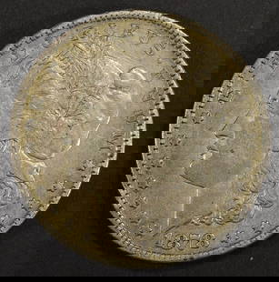 1878 8TF MORGAN DOLLAR XF SCRATCH REV: ESTIMATE $80 - $100.