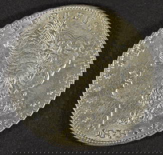 1878 7TF REV 78 MORGAN DOLLAR AU: ESTIMATE $80 - $100.