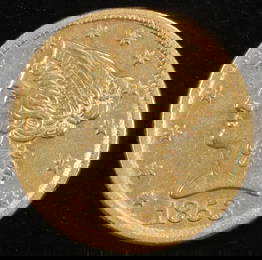 1853-D $5 GOLD LIBERTY CH BU