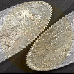 1880-O MORGAN DOLLAR AU/BU: LEADERS IN ON-LINE AUCTIONS ESTIMATE $100 - $130.