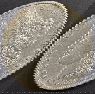 1886-O MORGAN DOLLAR AU: WEEKLY COIN & CURRENCY AUCTIONS ESTIMATE $150 - $200.