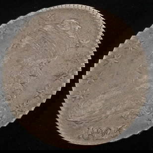 1825 BUST HALF DOLLAR XF: BID WITH SILVER CITY AUCTIONS ESTIMATE $200 - $250.