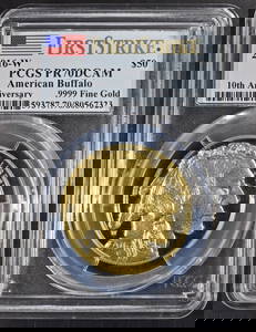 2016-W GOLD BUFFALO PCGS PR-70 DCAM