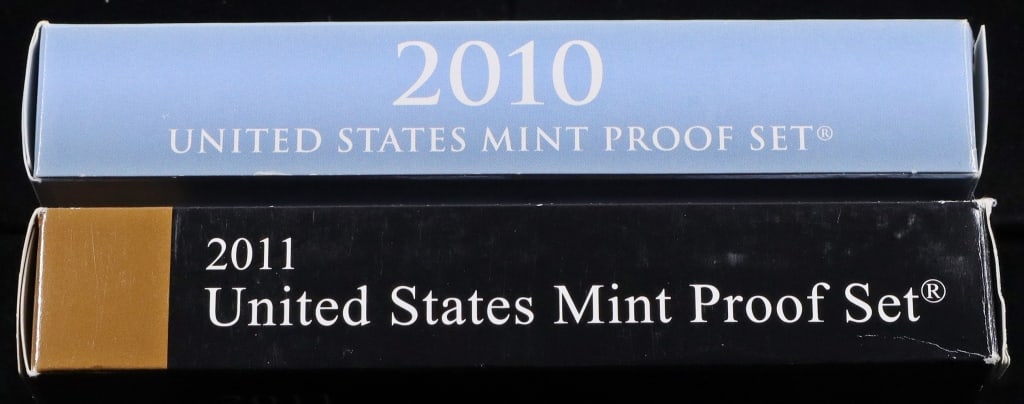 2010 & 2011 US PROOF SETS (1 of 5)
