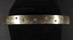 14K WHITE GOLD BRACELET WITH DIAMONDS