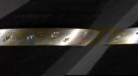 14K WHITE GOLD BRACELET WITH DIAMONDS