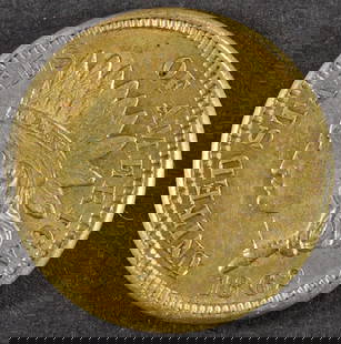 1862 INDIAN CENT AU/BU: WEEKLY COIN & CURRENCY AUCTIONS ESTIMATE $150 - $200.