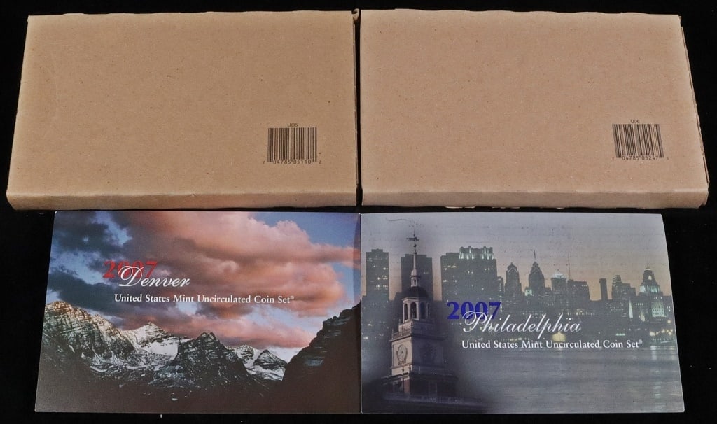 2005, 2006, 2007 US MINT SETS (1 of 2)