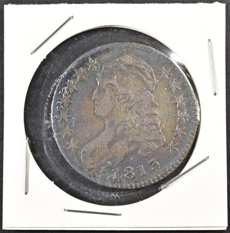 1813 BUST HALF DOLLAR VF/XF (1 of 2)