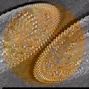 1887 INDIAN HEAD CENT CH BU RB: BID WITH SILVER CITY AUCTIONS ESTIMATE $150 - $200.
