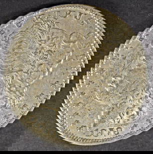 1879-O MORGAN DOLLAR XF/AU: BID WITH SILVER CITY AUCTIONS ESTIMATE $60 - $80.