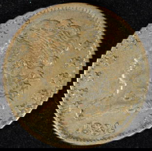 1834 HALF CENT VF: BID WITH SILVER CITY AUCTIONS ESTIMATE $100 - $130.