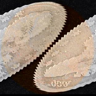 1836 BUST QUARTER G/VG: TOP RATED AUCTION HOUSE ESTIMATE $100 - $130.