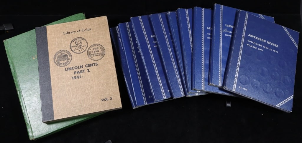 10 SETS OF LINCOLN CENTS & 1 JEFFERSON NICKEL SET (1 of 17)