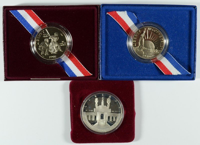 U.S. COMMEM 1984 Pf OLYMPIC DOLLAR NO BOX, 1986 (1 of 2)