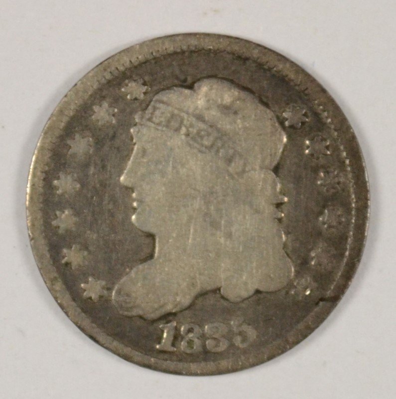 1835 BUST HALF DIME AG/G (1 of 2)