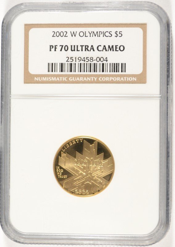 2002-W $5 GOLD OLYMPICS COMMEN NGC PF-70 !!! UC (1 of 4)