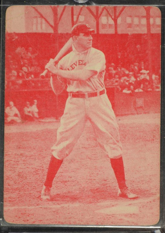 1913 NAP LOJOIE GAME CARD "PARKER BROTHERS", EX: EST $30-$50