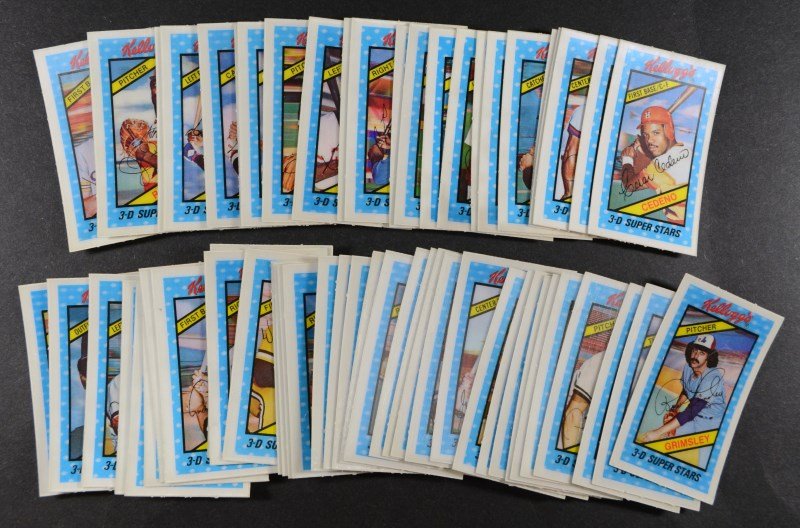 1980 KELLOGG CEREAL COMPLETE SET - VERY SHARP - NO: EST $25-$35