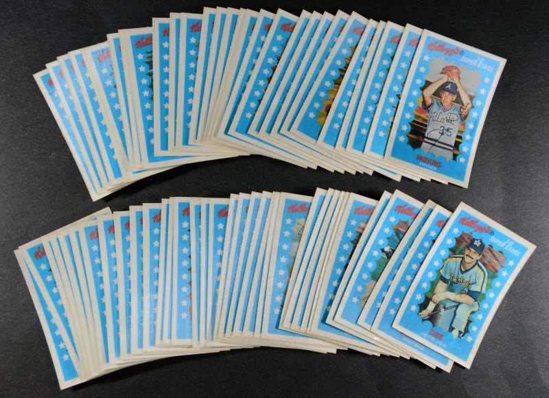 1982 KELLOGG CEREAL COMPLETE SET - VERY SHARP - NO: EST $25-$35