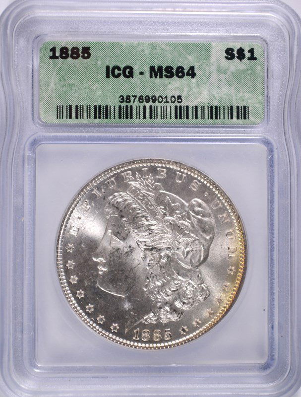 1885 MORGAN DOLLAR ICG MS-64 (1 of 4)