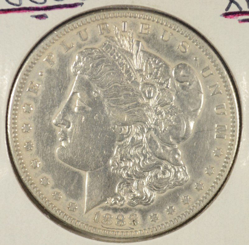 1888-S MORGAN DOLLAR VF/XF (1 of 2)