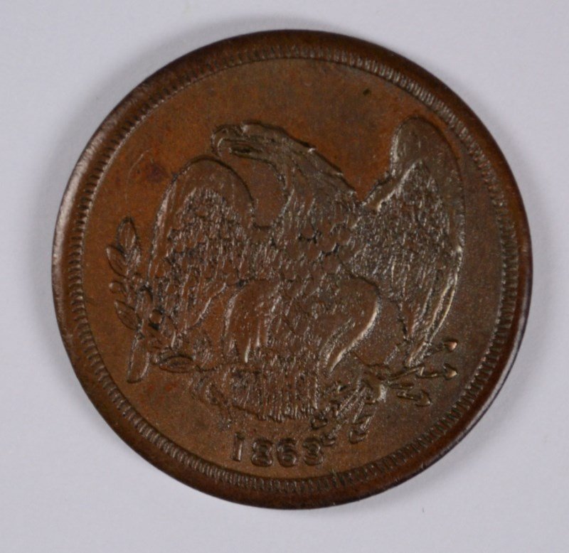 1863 CIVIL WAR TOKEN OHIO, CIRCLEVILLE  OH 168 C-5a UNC (1 of 2)