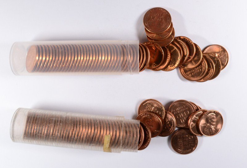 (2) LINCOLN CENTS (1954, 1954-S) CH BU (1 of 1)